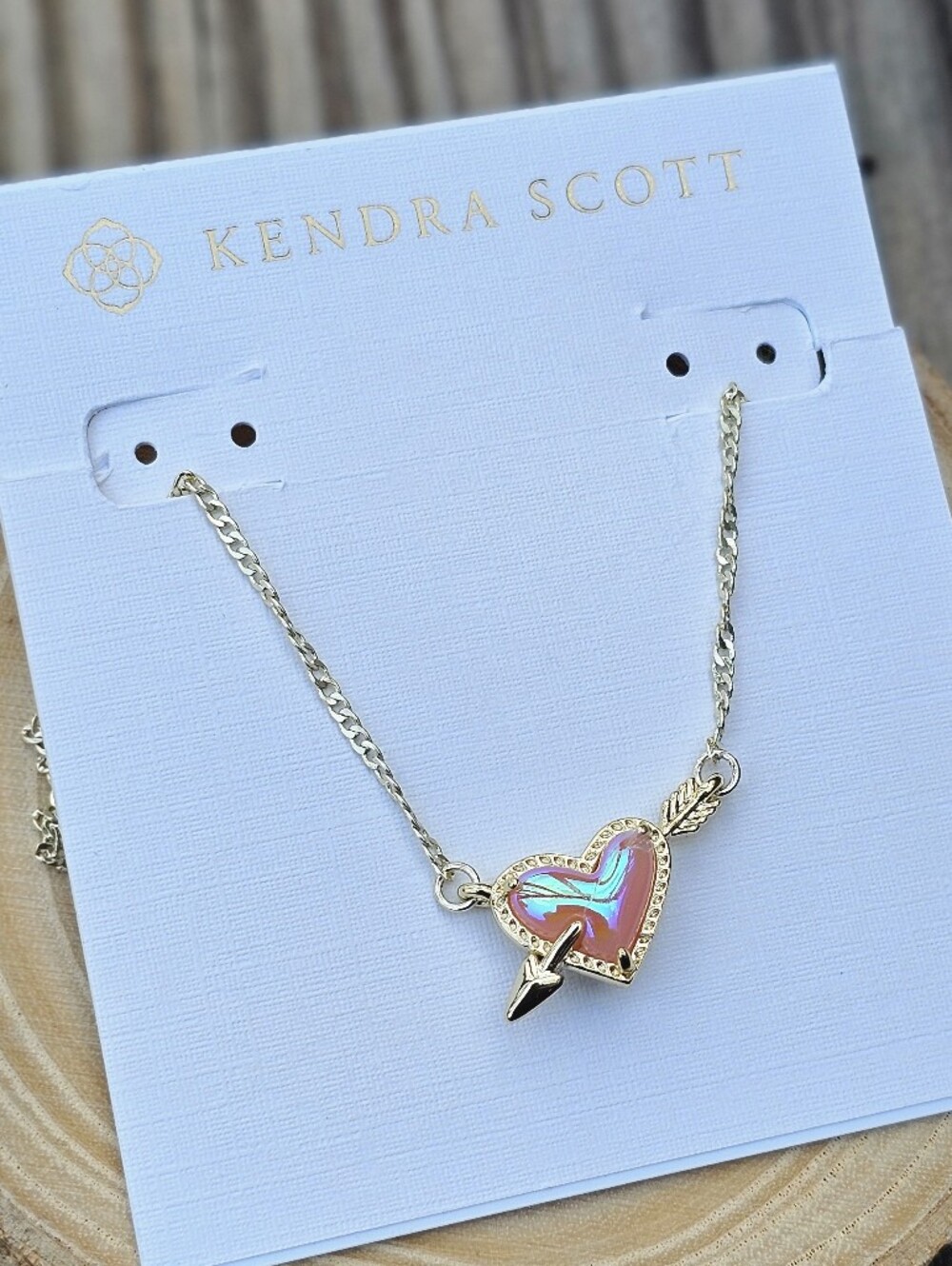 Kendra Scott Ari Heart Arrow Necklace